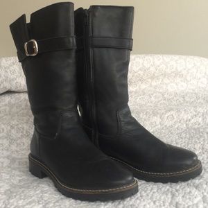 Martino Leather Buckle Boots